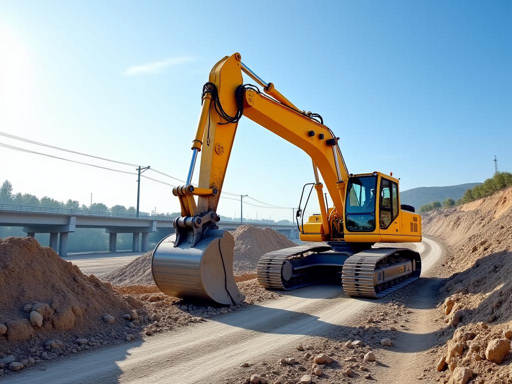 Excavadora para infraestructura